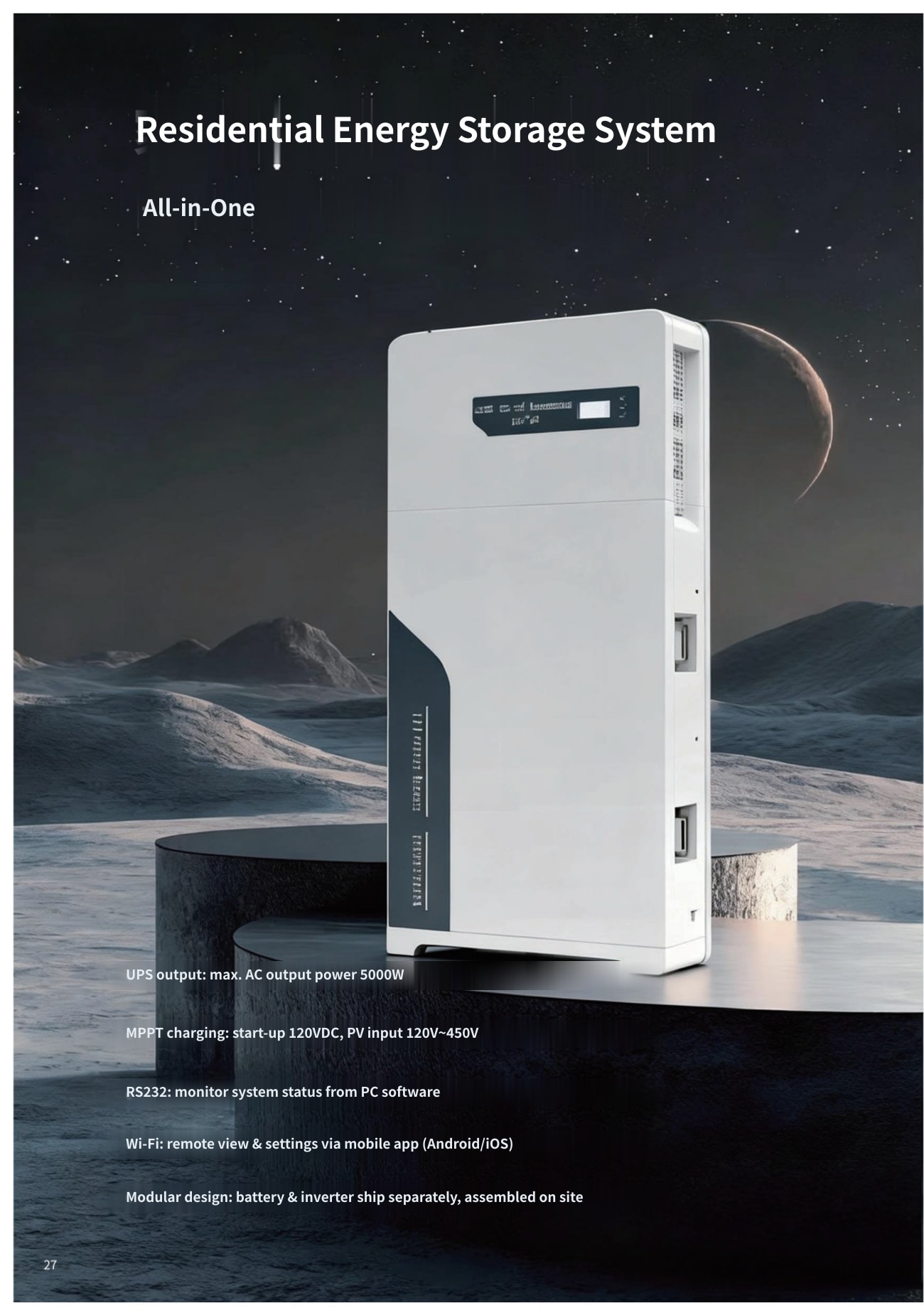 5KW All-in-One Residential Energy Storage System