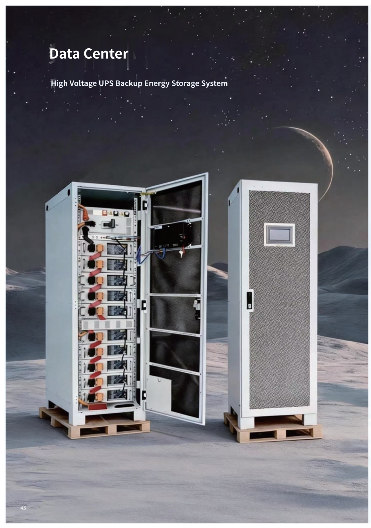 100Ah / 150Ah / 200Ah Data Center High Voltage UPS Backup Energy Storage System