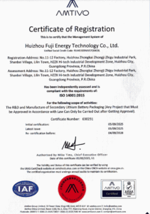 ISO 14001 Certificate