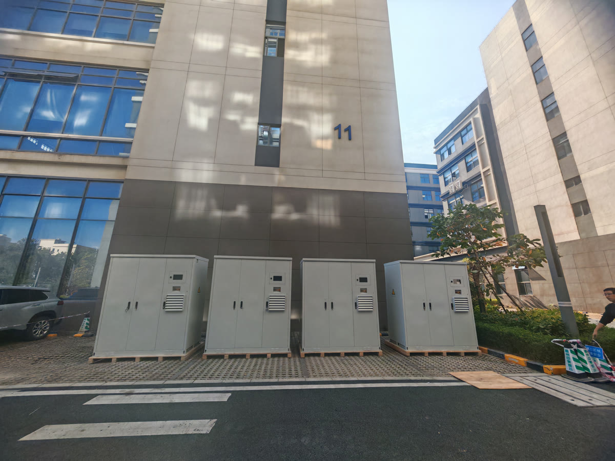 PV and storage system at the Huizhou factory, 400 kWp PV with 400 kW / 860 kWh storage