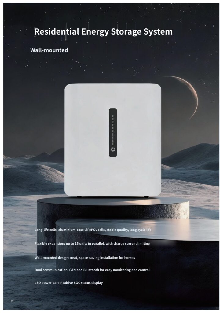 5kWh Wall-Mounted Residential Energy Storage System